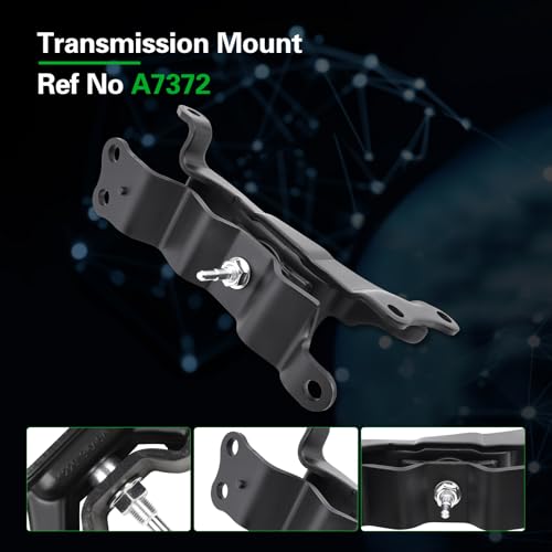 Engine Motor and Transmission Mount Kit Compatible with 2009-2014 Murano - size: A7394 A4365HY A7391HY A7363 A4373 A7372