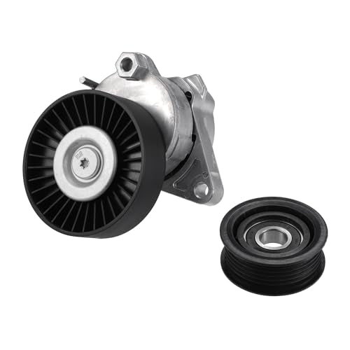 X AUTOHAUX Serpentine Belt Tensioner Pulley Assembly for Mercedes-Benz C240