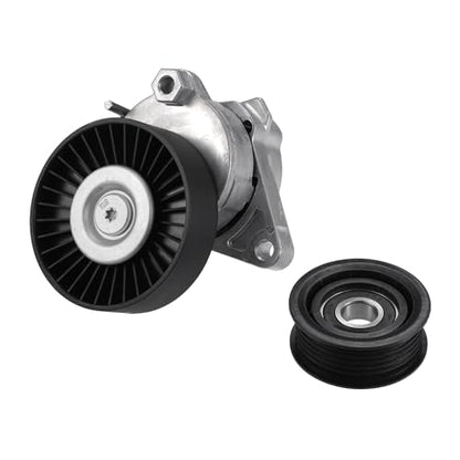 X AUTOHAUX Serpentine Belt Tensioner Pulley Assembly for Mercedes-Benz C240