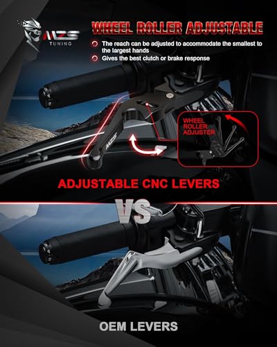 MZS Motorcycle Clutch Brake Levers for HD Touring XL Softail Dyna 1996-Up - size: 1996 up XL/Touring/Dyna/Softail