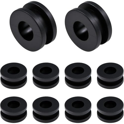M6 Rubber Grommets Kit for Motorcycle Fairing, 20PCS Rubber Grommet Bushings Compatible with Yamaha Honda Kawasaki Suzuki, ATV Body Panel & Cowling Mount Replacement