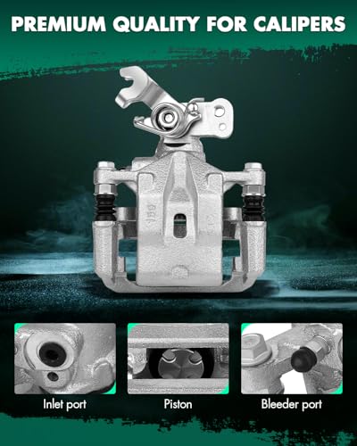 SCITOO - Rear Right Disc Brake Caliper Assembly w/Bracket 18B5003 1PC - size: Rear Passenger[18B5003]