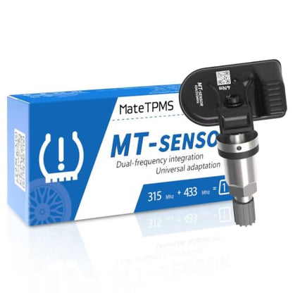 TPMS Sensors 1-Pack, Programmable Tire Pressure Monitoring System Sensors, 315MHz & 433MHz Dual Frequency, Covers 98% of Vehicles, Compatible Only with Caiwongtech Programming Tool (1pc)
