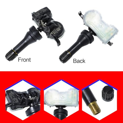 SMMS TPMS Sensor 68252493AB 433Mhz for Jeep Grand Cherokee Compass 4Pack