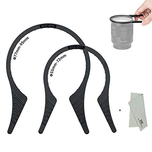 2 Packs Camera Lens Filter Wrench Kit, CPL UV ND Filter Removal Wrench Tool Set, Fit 55mm-72mm 77mm-95mm Lens Thread for Canon Nikon Sony Fujifilm Olympus Panasonic and Other Camera - size: for 55-95mm Lens Thread