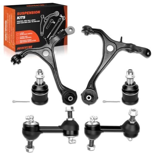 Front Suspension Kit Lower Control Arms W/Ball Joints Sway Bar End Links - size: CAK1026FBA