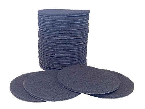 Starcke Scouring Pads, 5 inch 25 Pack Sanding Pads, Grey Automotive Sandpaper for Automotive Paint & Paint Supplies, Ultra Fine Auto Body Supplies, Synthetic Fiber Surface Conditioning Scuff Pad - color: Ultra Fine, size: 25 Pack