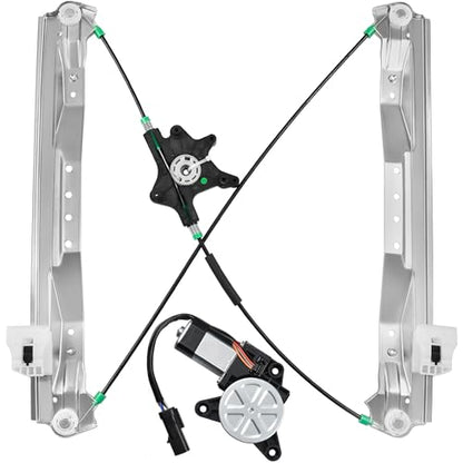 Front Driver Side Power Window Regulator with Motor (6 Pins) Fit for 2008-2016 Town & Country, 2008-2020 Dodge Grand Caravan, 2012-2015 Ram C/V, 748-508 - size: Front Driver With Motor