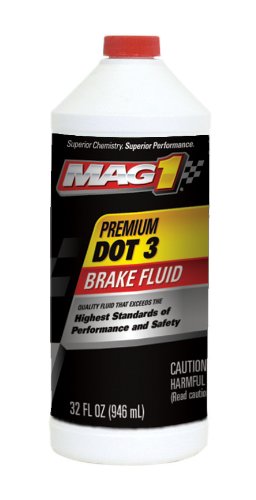 MAG1 120-pk12 Premium DOT 3 Brake Fluid - 32 oz., (Pack of 12) - size: 32 Ounce, (Pack of 12)