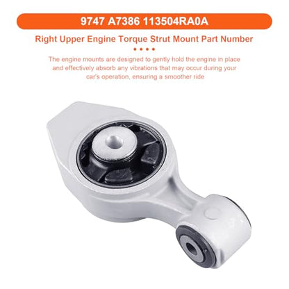 Engine Motor Mount Compatible with N-issan Altima 2013-2018 V6 3.5L ,Nissan Maxima 2015-2023 V6 3.5L,Nissan Pathfinder 2017-2021 V6 3.5L,Replacement for A4355HY A4354HY A4356HY A7386 A7381 - size: Maxima 15-23