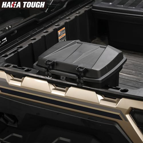 HAKA TOUGH Storage Cargo Box 5.5GAL for Polaris Ranger 1000/XP/900/Crew/570 Mid-Size/Fullsize General 1000 4 Accessories for General 1000 Tool Box Rear Trunk Storage Waterproof