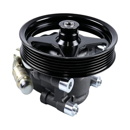 Power Steering Pump with Pulley Compatible with 2004-2008 Ford F-150 4.6L 5.4L, Expedition, Lincoln Mark LT Navigator, Replaces 6L3Z3A674B 7L3Z3A674C - size: 2004-2008 Ford F-150 4.6L 5.4L L