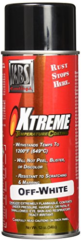 KBS Coatings 65108 Off-White Xtreme Temperature Coating - 12 fl. oz. - color: Off-White, size: 12 Fl Oz (Pack of 1)