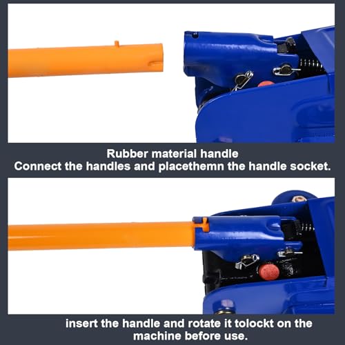 AAIN 2-Ton Low-Profile Heavy-Duty Floor Jack, 4,400 lb - color: Blue, style: 2 ton