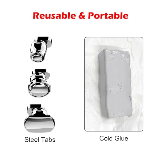 WOYO PDR Kits, Slide Hammer Puller Dent Removal Tool with 3 Pieces Tabs, Include Cold Glue for Steel, Aluminum, Other Metal Auto Body, New Car Dent Repair Tool