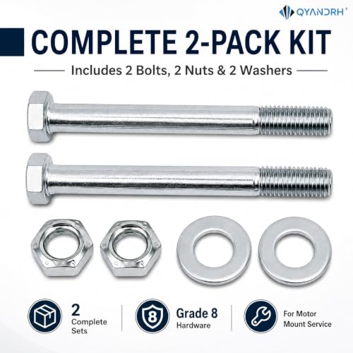 2 Sets 81101 Motor Mount Bolt Kit for Chevy GMC, Grade 8 Hardware