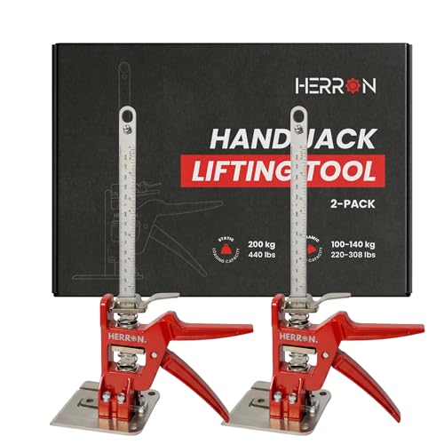 HERRON Labor Saving Arm Jack 2-Pack, 440 lbs Cabinet Lifter, 6 inch Lift