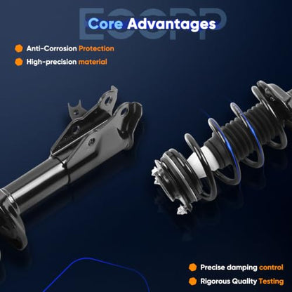 ECCPP FWD Front Struts Spring Assembly Fit for Acura CSX 2006-2011 - size: 172287 172286