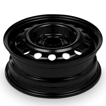 for 13-23 Nissan NV200 15 Inch Black Steel Rim - OE Direct Replacement - Road Ready Car Wheel - color: Glossy Black