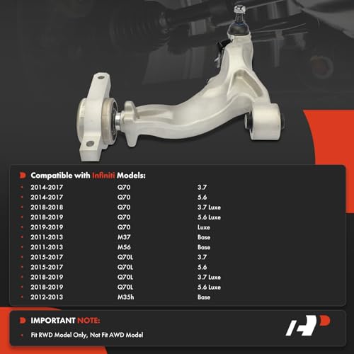 A-Premium Front Right Lower Control Arm, with Ball Joint & Bushing