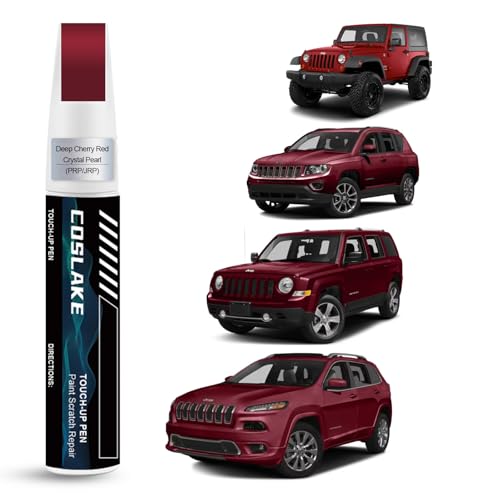 Car Touch Up Paint(Deep Cherry Red Crystal Pearl(PRP/JRP)) for Jeep - color: Deep Cherry Red Crystal Pearl(PRP/JRP) for 2011~2018 Compass, Grand Cherokee, Liberty, Patriot, and Wrangler