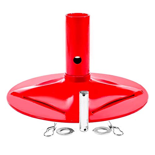 Stark USA Under Hoist Support Lift Jack Stand Wide Base 1/2 Ton 1,000 lbs Capacity Spin Handle, Self-Locking Threaded Screw, for Vehicle Lifting & Support