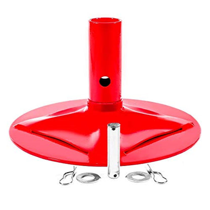 Stark USA Under Hoist Support Lift Jack Stand Wide Base 1/2 Ton 1,000 lbs Capacity Spin Handle, Self-Locking Threaded Screw, for Vehicle Lifting & Support