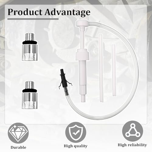 Car Fluid Transfer Pump, Vehicle Standard Quart Bottles Gear Lube Stroke with 3rd Hand Adapter, Automotive Transmission Fluid Pump, Universal for Automobile RV Truck