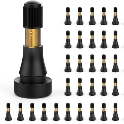TR600HP High Pressure Rubber Snap-in Tire Valve Stem (TR600HP - 50 Pack) - size: TR600HP - 50 Pack