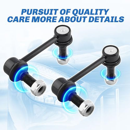 Sway Bar Link Front & Rear Sway Bar Links Compatible with Buick Rainier Chevy SSR Trailblazer GMC Envoy Isuzu Ascender Oldsmobile Bravada Saab 9-7X Stabilizer Sway Bar End Links - size: K6667, K6668, K80824, K80825