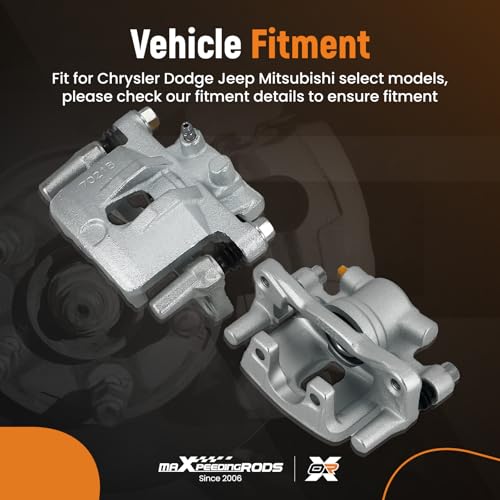 maXpeedingrods for 18B5039 18B5038 Rear Brake Calipers for Chrysler 200 - size: 18B5039+18B5038