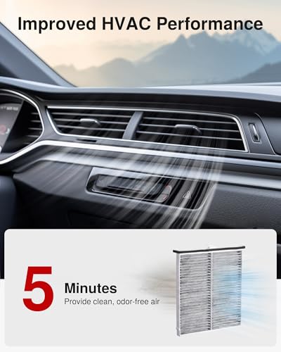 Puroma Cabin Air Filter Activated Carbon for CF11811 CPJ6X Mazda 3&6 CX-5 - style: MCF811S