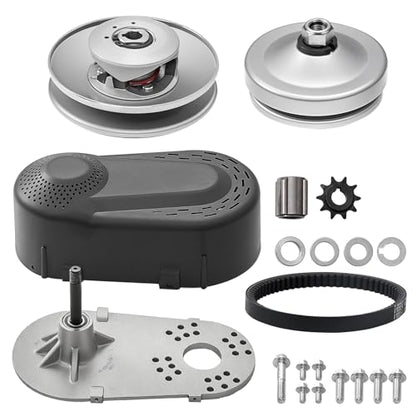 VEVOR Torque Converter, 30 Series 212 Predator Torque Converter kit Go Kart, Mini Bike Comet Clutch Set, 3/4 Inch 10T #40 or 41 Chain Predator Driver Pulley Replacement Comet TAV2 - size: 3/4 Inch 10T