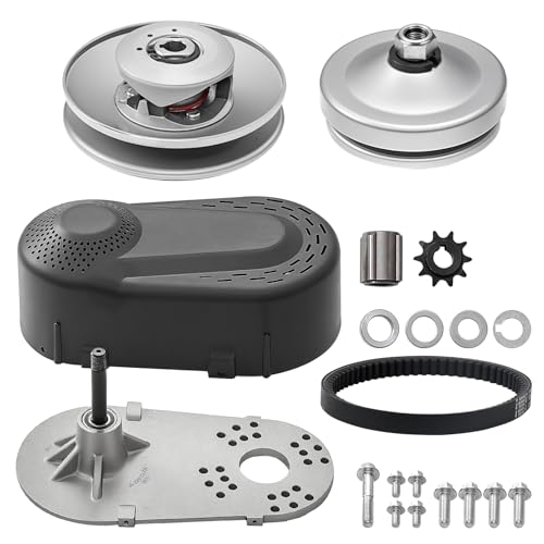 VEVOR Torque Converter, 30 Series 212 Predator Torque Converter kit Go Kart, Mini Bike Comet Clutch Set, 3/4 Inch 10T #40 or 41 Chain Predator Driver Pulley Replacement Comet TAV2 - size: 3/4 Inch 10T