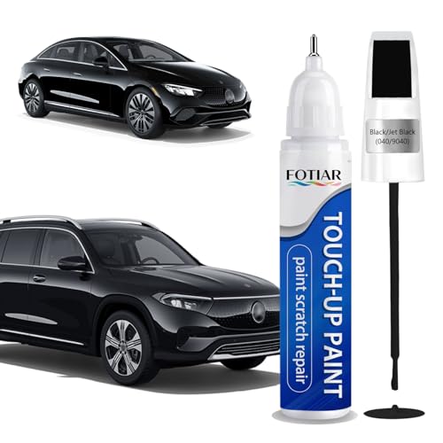 Touch Up Paint for Mercedes-Benz Black/Jet Black 040 Paint Code - color: 040 Black/Jet Black
