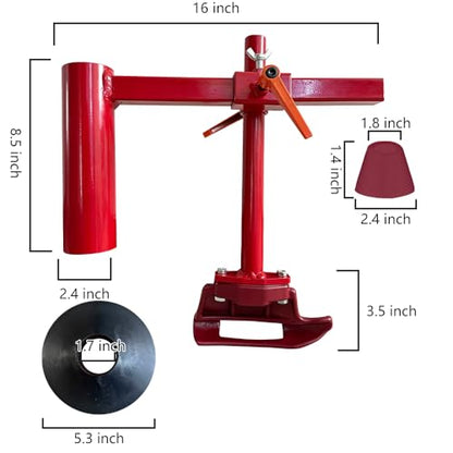 KT-Y021 AUTOKATO Manual Tire Changer Duck Head Kit with Tire Changer Duck Head and and Centering Cone Fit for Most Car Tires