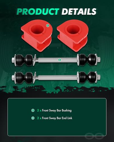 SCITOO 4pcs Front Suspension Kit for GMC Sierra 1500 1999-2006