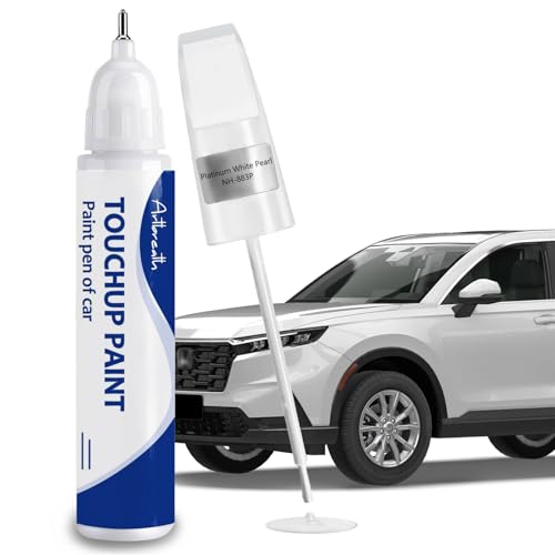 Platinum White Pearl NH-883P Touch Up Paint for Honda OEM Color Match - color: Platinum White Pearl(NH-883P)
