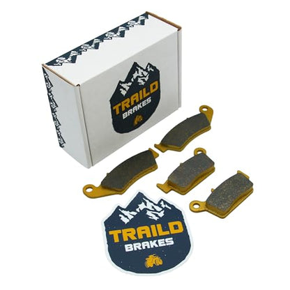 Traild Ceramic Brake Pads for Kawasaki KX125/KX250/KX500 1995-2007 Full Set