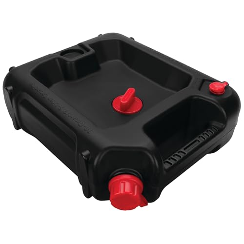 Performance Tool W4076 10-Quart Black Automotive Oil Drain Container - style: 10 Quart Drain Pan