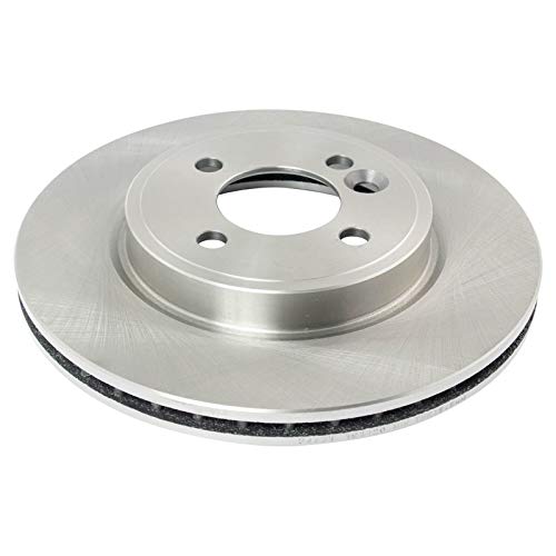 TRQ Front and Rear Brake Pad and Rotor Set Ceramic Vented Solid Rotors - style: BKA11651