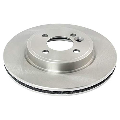 TRQ Front and Rear Brake Pad and Rotor Set Ceramic Vented Solid Rotors - style: BKA11651