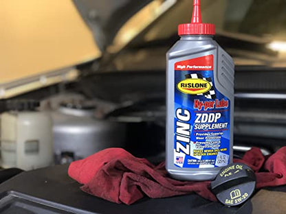 Rislone 4405 Hy-per Lube Zinc ZDDP Supplement, 1-Pack, 11 oz - size: 1 Pack, style: 1 Pack