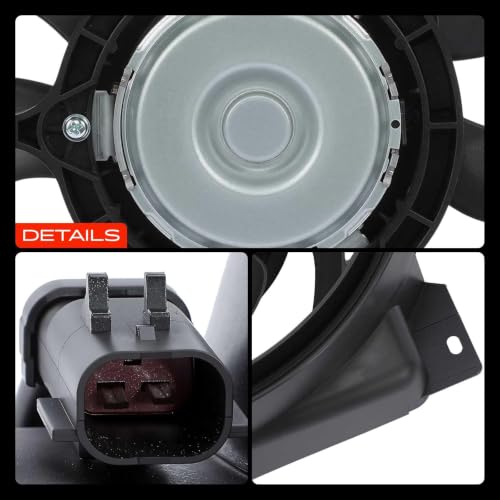 A-Premium Radiator Fan Assembly Compatible with Jeep