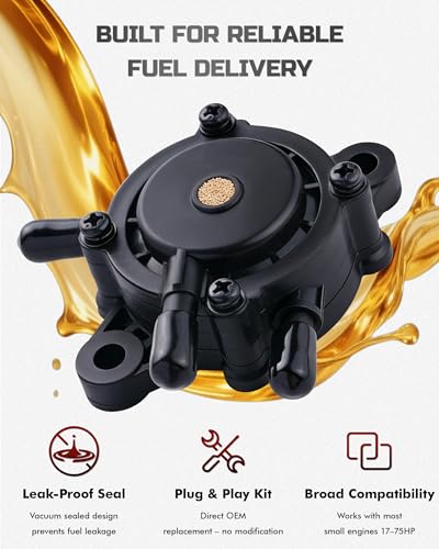 Fuel Pump Fits Kohler, Briggs & Stratton, John Deere, Kawasaki, Mikuni