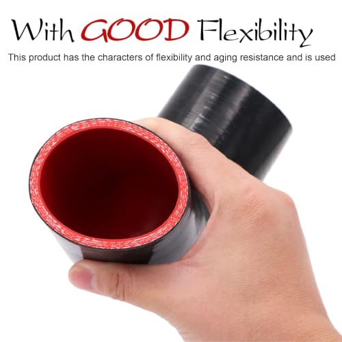 90 Degree Elbow ID 2 inch(51mm) Silicone Coupler Hose 4-Ply - size: ID 2"