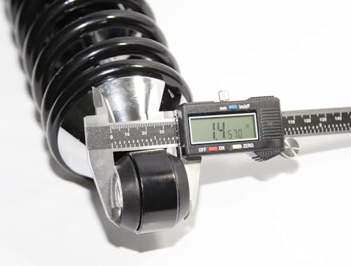 Rear Street Rod Coil Over Shock SET Black Coated Springs (Spring Rate:200) - size: Spring Rate:200