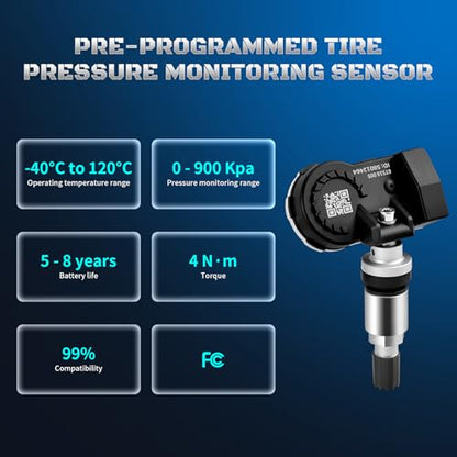 1PCS TPMS Tire Pressure Sensor 13516165 for Chevy GMC Cadillac 433MHz