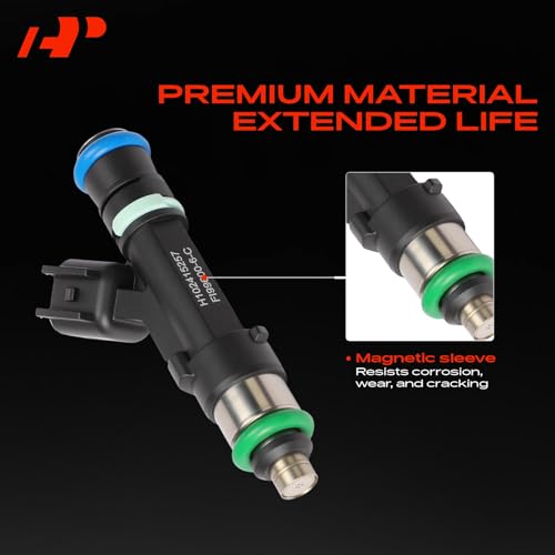 A-Premium 4 Holes Set of 6 Fuel Injectors Compatible with Ford, Mercury