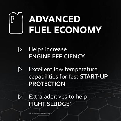 Mobil 1 Advanced Fuel Economy Full Synthetic Motor Oil 0W-20, 5 Quart (Pack of 2) - size: 5 Quart (Pack of 2), style: Full Synthetic